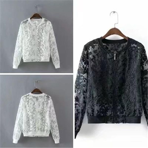 autumn full lace jacket casual motorcycle short metal zipper clippers women's jackets, Black;brown
autumn full lace jacket casual motorcycle short metal zipper clippers women's jackets, Black;brown