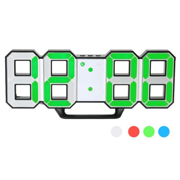 wall clocks 8 colors modern led digital clock 12h or 24h time display with alarm and snooze function table adjustable luminance
wall clocks 8 colors modern led digital clock 12h or 24h time display with alarm and snooze function table adjustable luminance