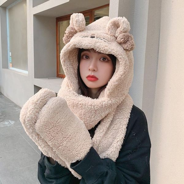 hats, scarves & gloves sets autumn and winter hats three-piece suit women imitation fur velvet warm scarf cute, Blue;gray
hats, scarves & gloves sets autumn and winter hats three-piece suit women imitation fur velvet warm scarf cute, Blue;gray