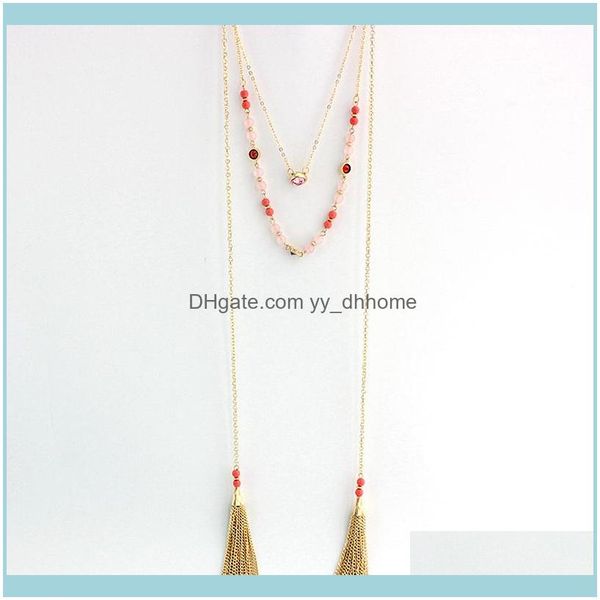 pendant & jewelrypendant necklaces female pink crystal beads multilayer long necklace women fashion tassel pendants colgantes mujer sne16010, Silver
pendant & jewelrypendant necklaces female pink crystal beads multilayer long necklace women fashion tassel pendants colgantes mujer sne16010, Silver