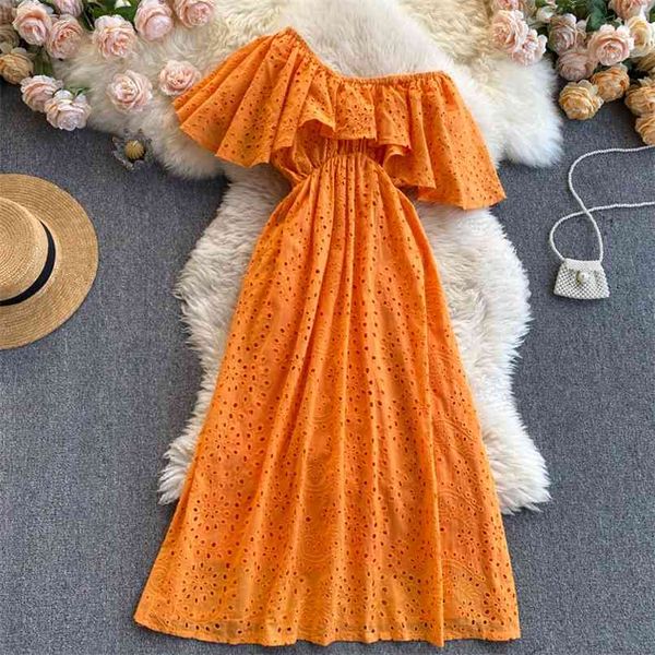 ins fashion retro holiday beach long dress oblique collar off-shoulder embroidery hollow cotton casual summer 210602, Black;gray
ins fashion retro holiday beach long dress oblique collar off-shoulder embroidery hollow cotton casual summer 210602, Black;gray