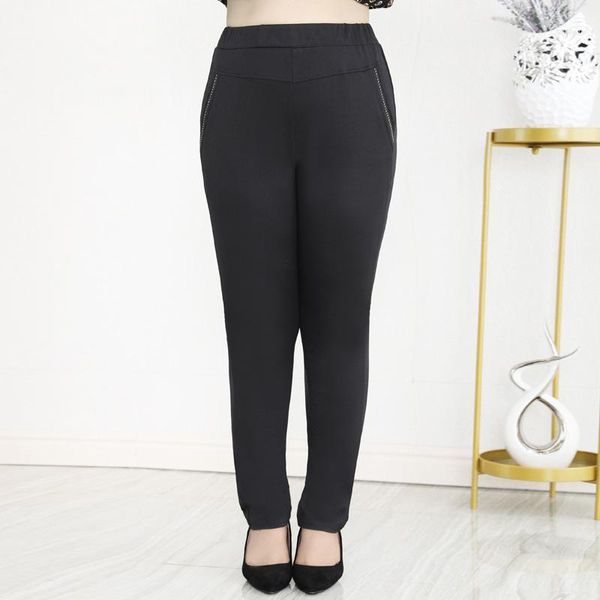 women pants 2021 autumn high waist stretchy plus size female trousers straight clothing xq472 women's & capris, Black;white
women pants 2021 autumn high waist stretchy plus size female trousers straight clothing xq472 women's & capris, Black;white