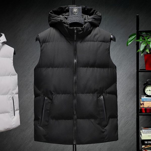 men's down & parkas autumn and winter style vest jacket korean trendy brand sleeveless thick cotton warm hooded, Black
men's down & parkas autumn and winter style vest jacket korean trendy brand sleeveless thick cotton warm hooded, Black