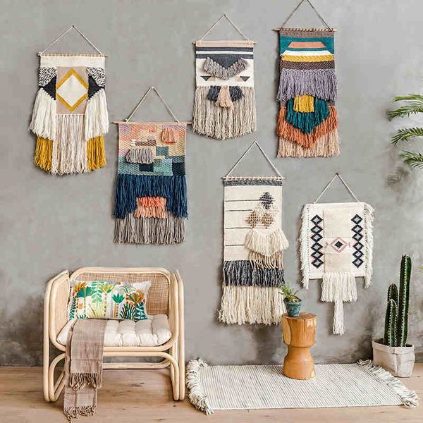 hand woven tufted tapestry macrame tassel bohemian wall hanging tapestries boho weding wall decor apartment dorm room decoration
hand woven tufted tapestry macrame tassel bohemian wall hanging tapestries boho weding wall decor apartment dorm room decoration