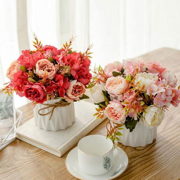 decorative flowers & wreaths simulation plant potted home decoration fake flowerpot nordic flower set ceramic rope vase rose
decorative flowers & wreaths simulation plant potted home decoration fake flowerpot nordic flower set ceramic rope vase rose