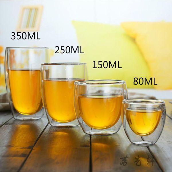 heat resistant double wall glass cup 80/150/250/350 ml beer coffee water cups transparent wholesale drink set wine glasses
heat resistant double wall glass cup 80/150/250/350 ml beer coffee water cups transparent wholesale drink set wine glasses