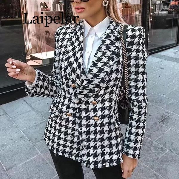 women tweed jackets 2021 fashion office ladies black tassel houndstooth coats female autumn vintage thick plaid coat girls chic1, Black;brown
women tweed jackets 2021 fashion office ladies black tassel houndstooth coats female autumn vintage thick plaid coat girls chic1, Black;brown