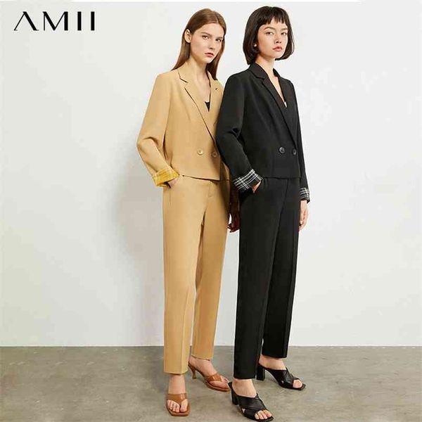 minimalism autumn fashion women set solid lapel short suit coat high waist straight pants female 1200 210527, White
minimalism autumn fashion women set solid lapel short suit coat high waist straight pants female 1200 210527, White