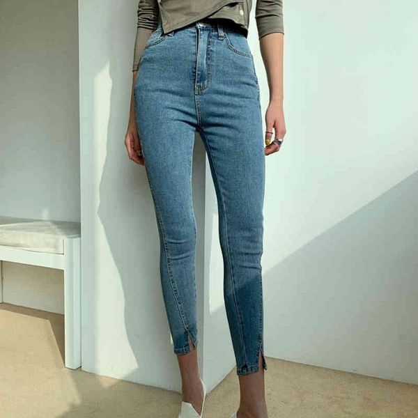 high waist ruffles women jeans cropped pants female pencil streetwear denim skinny trousers 210427, Blue
high waist ruffles women jeans cropped pants female pencil streetwear denim skinny trousers 210427, Blue