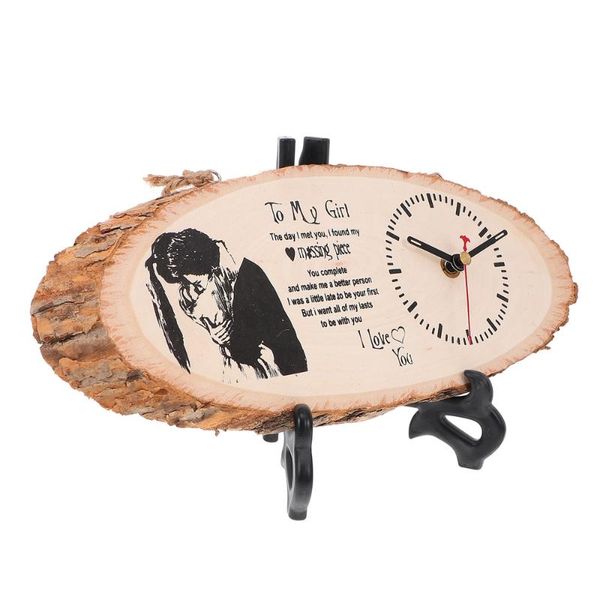 wall clocks 1pc creative ornament decorative clock deskadornment for home (wood)
wall clocks 1pc creative ornament decorative clock deskadornment for home (wood)