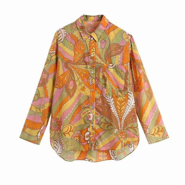 women's blouses & shirts women holiday stylish flower print 2021 summer za long girls casual turn-down collar sleeve thin blouse t, White
women's blouses & shirts women holiday stylish flower print 2021 summer za long girls casual turn-down collar sleeve thin blouse t, White