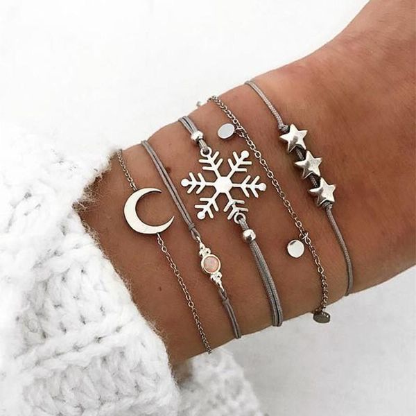 charm bracelets rongbin bohemian snowflake moon star bangles for women heart rope sets jewelry gifts 2021 vintage, Golden;silver
charm bracelets rongbin bohemian snowflake moon star bangles for women heart rope sets jewelry gifts 2021 vintage, Golden;silver