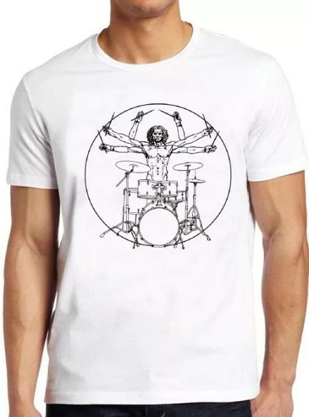 drums da vinci drums set vitruvian vintage retro cool tee t shirt 4046, White;black
drums da vinci drums set vitruvian vintage retro cool tee t shirt 4046, White;black