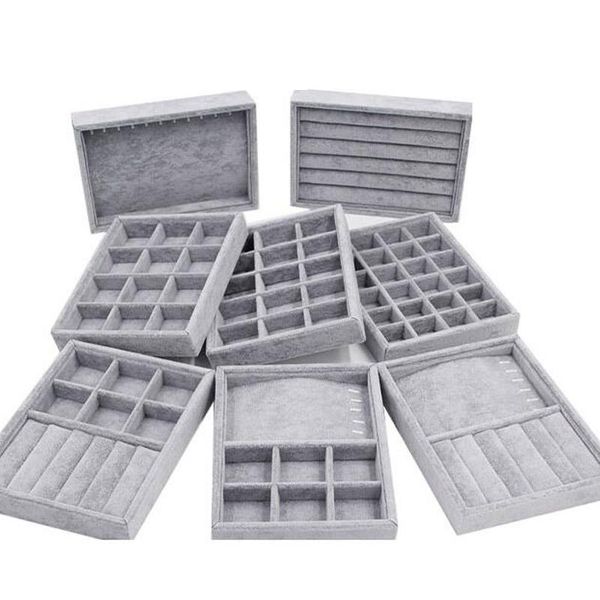 2021 handmade diy jewelry box drawer storage organizer gray soft velvet jewellery earring necklace pendant bracelet tray 9 options, Black;white
2021 handmade diy jewelry box drawer storage organizer gray soft velvet jewellery earring necklace pendant bracelet tray 9 options, Black;white