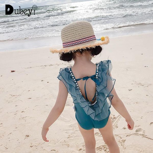 girls swimwear baby girl bathing suit bikini one piece swimsuit ruffle fluffy backless kids beach swimming wear with bead one-pieces, Black 
girls swimwear baby girl bathing suit bikini one piece swimsuit ruffle fluffy backless kids beach swimming wear with bead one-pieces, Black