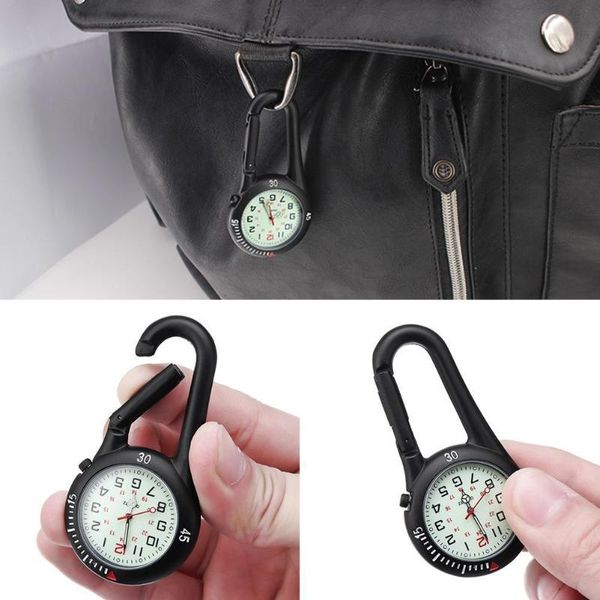 clip-on carabiner pocket watch keychain fluorescent fob waist clip dial outdoor belt sport women men clock l4d3 gadgets
clip-on carabiner pocket watch keychain fluorescent fob waist clip dial outdoor belt sport women men clock l4d3 gadgets