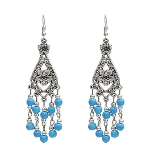 boho ethnic drop long dangle earrings carved flower women silver metal resin stone bead chinese vintage tribal jewelry & chandelier
boho ethnic drop long dangle earrings carved flower women silver metal resin stone bead chinese vintage tribal jewelry & chandelier