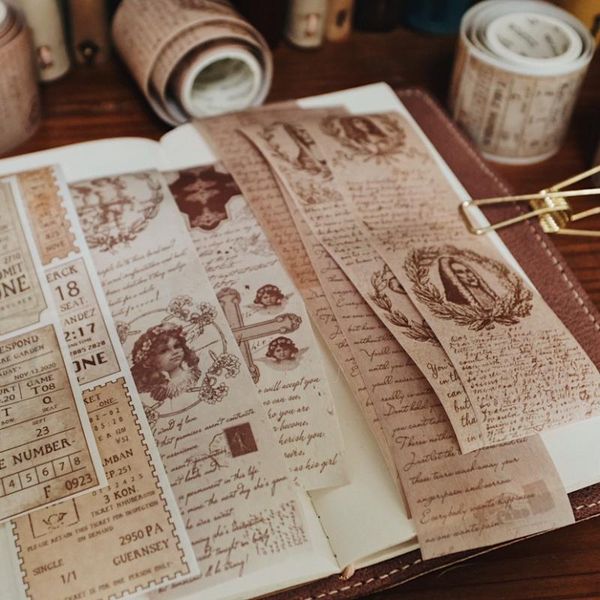 gift wrap vintage character english series washi tape diy scrapbook base collage phone diary packaging decoration material
gift wrap vintage character english series washi tape diy scrapbook base collage phone diary packaging decoration material