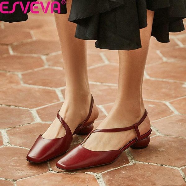 retro square toe summer slingback women pumps heel concise ladies shoes cow leather quality sandals size34-40, Black
retro square toe summer slingback women pumps heel concise ladies shoes cow leather quality sandals size34-40, Black