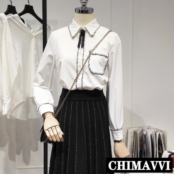 women's blouses & shirts chiffon 2021 spring korean style ladies long sleeve white shirt elegant blusas all-match top
women's blouses & shirts chiffon 2021 spring korean style ladies long sleeve white shirt elegant blusas all-match top