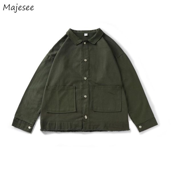 men jackets frayed vintage cargo oversize ins pockets male solid leisure outwear coats trendy jacket teenager coat men's, Black;brown
men jackets frayed vintage cargo oversize ins pockets male solid leisure outwear coats trendy jacket teenager coat men's, Black;brown