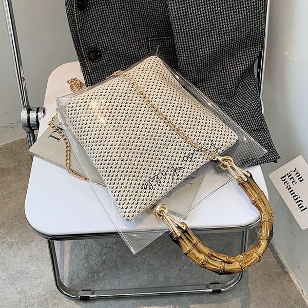 cross body french niche women bag 2021 advanced transparent with one shoulder and large capacity jelly woven tote
cross body french niche women bag 2021 advanced transparent with one shoulder and large capacity jelly woven tote