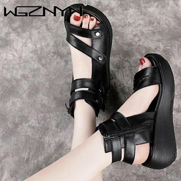 sandals women 2021 summer fashion personality open toe roman platform comfortable casual beach shoes leather gladiator, Black
sandals women 2021 summer fashion personality open toe roman platform comfortable casual beach shoes leather gladiator, Black