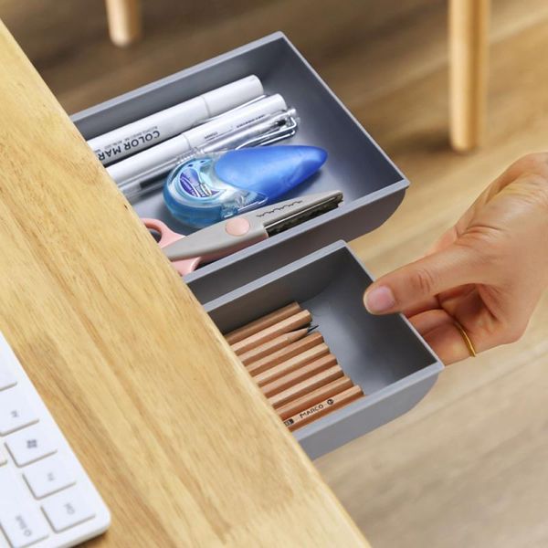 storage drawers self-adhesive under desk drawer secret box makeup organizer self stick school stationery case pencil tray pen holder
storage drawers self-adhesive under desk drawer secret box makeup organizer self stick school stationery case pencil tray pen holder