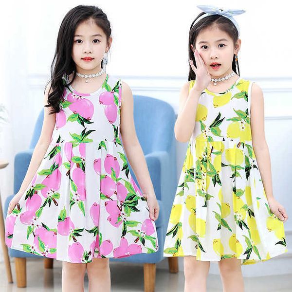 summer children girl dress sleeveless draped cotton a line print knee-length dress girl clothes kids dresses for girls 9 colors 210713, Red;yellow
summer children girl dress sleeveless draped cotton a line print knee-length dress girl clothes kids dresses for girls 9 colors 210713, Red;yellow