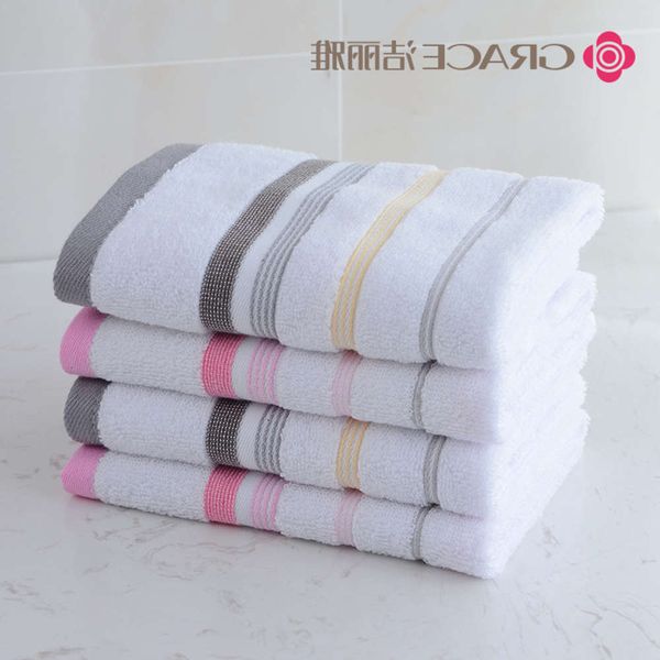handkerchief jieliya pure cotton absorbent plain simple horizontal square towel group purchase 6409 fresh stripes, White
handkerchief jieliya pure cotton absorbent plain simple horizontal square towel group purchase 6409 fresh stripes, White