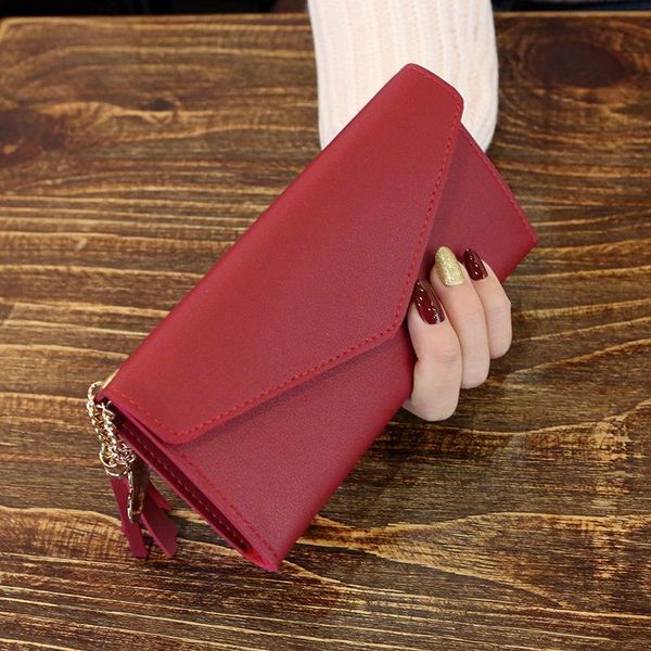women wallets multifunction pu leather women's long design purse female card holder women\x27s wallet, Red;black
women wallets multifunction pu leather women's long design purse female card holder women\x27s wallet, Red;black