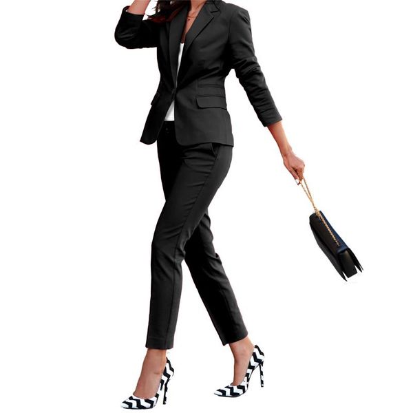 summer women 2 pieces sets business suits black slim pants suit formal ol office work long sleeve trouser tuxedo w106 women's two piece, White
summer women 2 pieces sets business suits black slim pants suit formal ol office work long sleeve trouser tuxedo w106 women's two piece, White