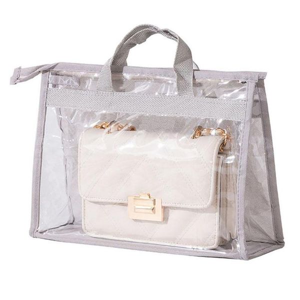 four models of large medium and small to increase handbag purse storage organizer transparent anti-dust cover bag with handle bags
four models of large medium and small to increase handbag purse storage organizer transparent anti-dust cover bag with handle bags