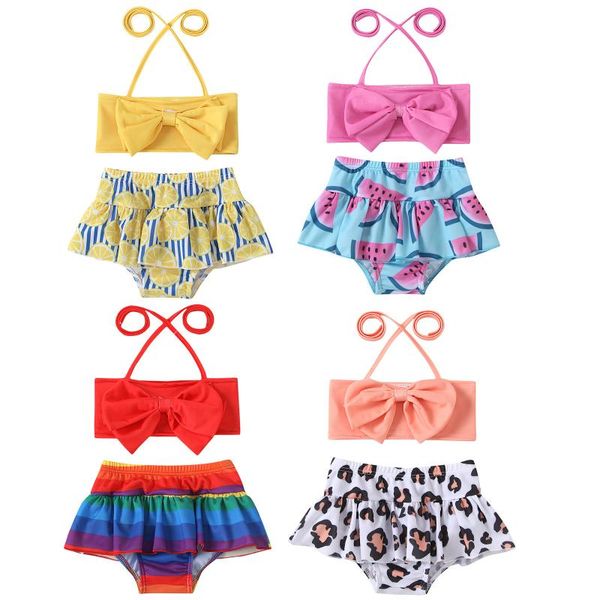 children two-piece suit swimming cute bow baby girls beach swimsuit swimwear cartoon halter neck for bikini one-pieces, Black
children two-piece suit swimming cute bow baby girls beach swimsuit swimwear cartoon halter neck for bikini one-pieces, Black