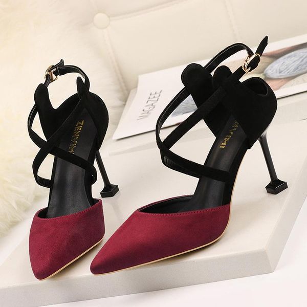 dress shoes 2021 spring women pointed toe high heel pumps cross tied buckle party date thin heels plus size woman fashion, Black
dress shoes 2021 spring women pointed toe high heel pumps cross tied buckle party date thin heels plus size woman fashion, Black