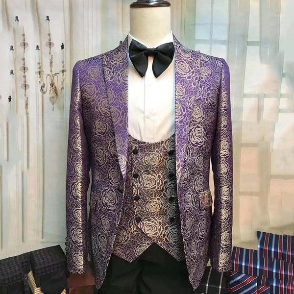 men dress suit bridegroom wedding tuxedo style blazer slim fit jacket vest pants 3 piece men's suits & blazers, White;black
men dress suit bridegroom wedding tuxedo style blazer slim fit jacket vest pants 3 piece men's suits & blazers, White;black
