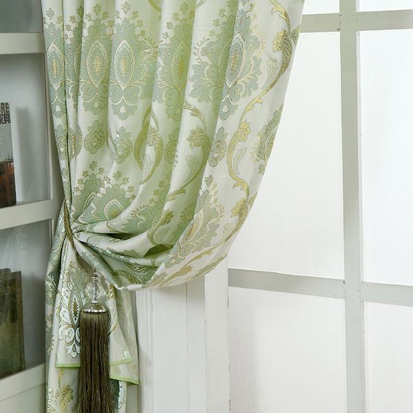 curtain & drapes european style light green simple jacquard garden fresh shading finished product curtains for living dining room bedroom
curtain & drapes european style light green simple jacquard garden fresh shading finished product curtains for living dining room bedroom