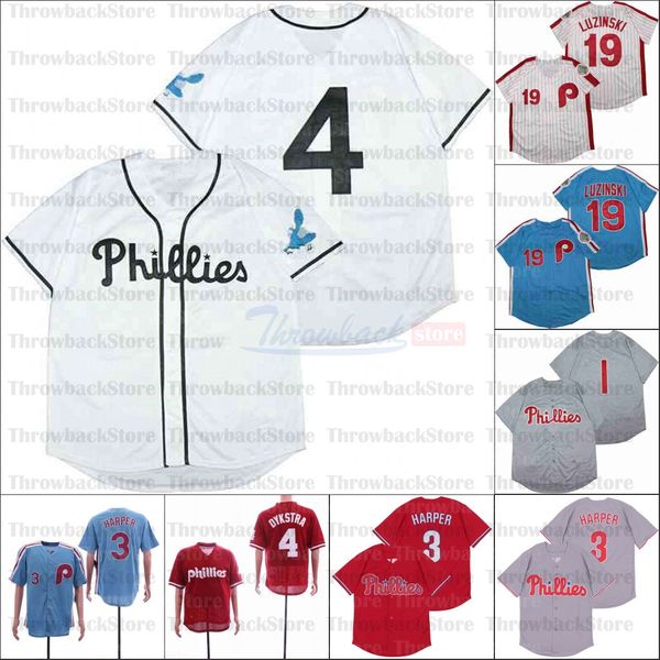 retro baseball 1942 1945 and 1948 home jersey 19 luzinski 3 harper 4 dykstra blue red white, Blue;black
retro baseball 1942 1945 and 1948 home jersey 19 luzinski 3 harper 4 dykstra blue red white, Blue;black