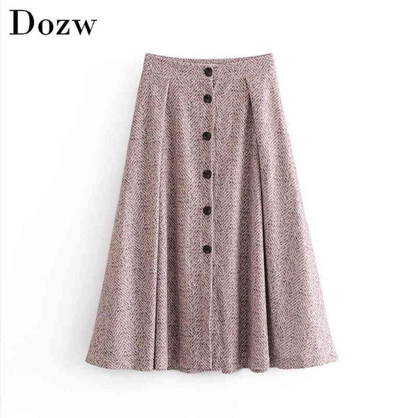autumn casual print skirt women high waist buttons fashion bottoms mid calf length pleated plus size ladies skirts jupe femme 210414, Black
autumn casual print skirt women high waist buttons fashion bottoms mid calf length pleated plus size ladies skirts jupe femme 210414, Black