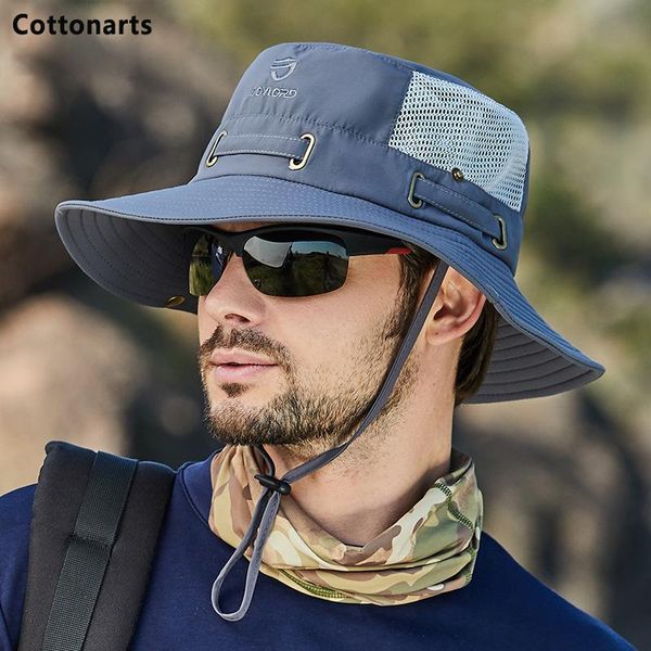 wide brim hats summer adjustable drawstring sun for men outdoor breathable mesh fishing cap anti-uv beach caps bucket shade hat, Blue;gray
wide brim hats summer adjustable drawstring sun for men outdoor breathable mesh fishing cap anti-uv beach caps bucket shade hat, Blue;gray