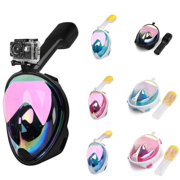 profession snorkeling full face swimming mask silica gel plating anti-fog diving masks scuba swim goggles equipment
profession snorkeling full face swimming mask silica gel plating anti-fog diving masks scuba swim goggles equipment