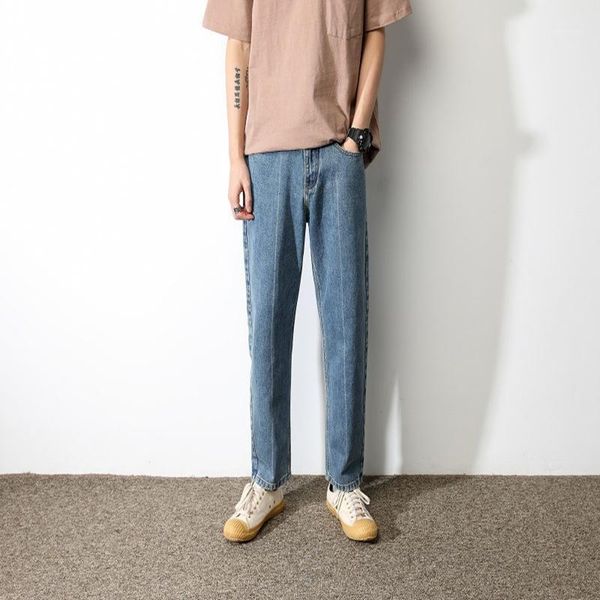 spring and autumn men's casual denim male straight wide leg loose pants street fashion all-match trousers jeans, Blue
spring and autumn men's casual denim male straight wide leg loose pants street fashion all-match trousers jeans, Blue