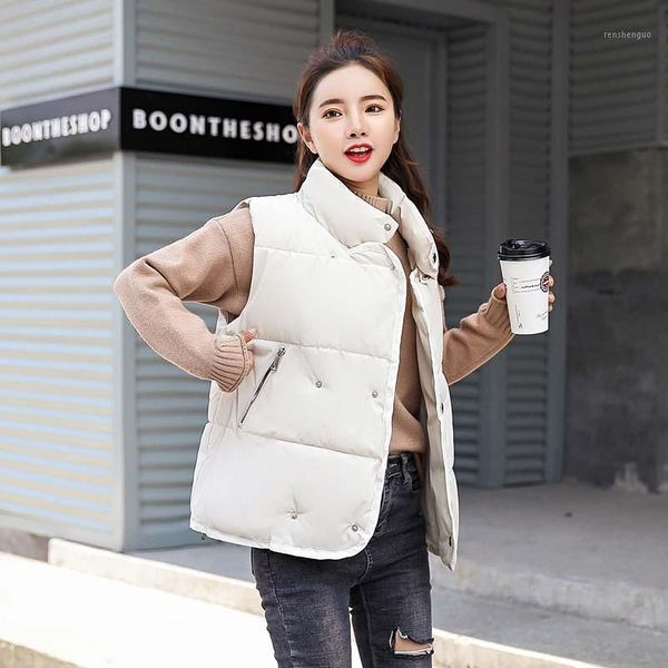 women's vests zozowang autumn and winter women vest down cotton waistcoat fashion slim thick stand collar warm jacket female, Black;white
women's vests zozowang autumn and winter women vest down cotton waistcoat fashion slim thick stand collar warm jacket female, Black;white