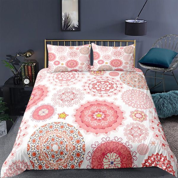 pink mandala flower bedding set kawaii bohemia 3d print comforter luxury king single duvet cover home textile modern sets
pink mandala flower bedding set kawaii bohemia 3d print comforter luxury king single duvet cover home textile modern sets