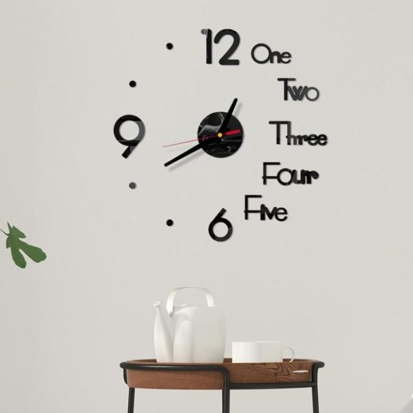 mirror wall clock modern design sticker self-adhesive acrylic silent living room home decoration clocks
mirror wall clock modern design sticker self-adhesive acrylic silent living room home decoration clocks