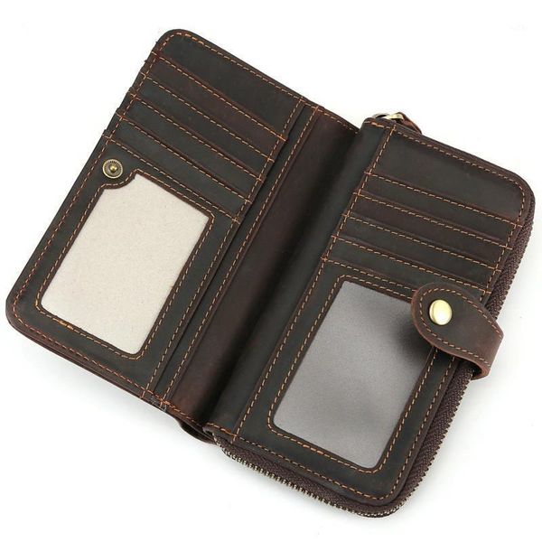 retro men wallet genuine leather long high capacity multifunction zipper casual purse carteras business coin pouch da50qb wallets1, Red;black
retro men wallet genuine leather long high capacity multifunction zipper casual purse carteras business coin pouch da50qb wallets1, Red;black