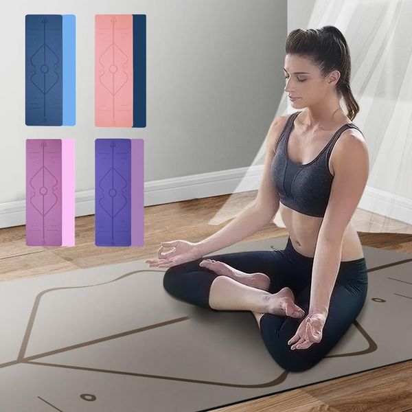 two-color yoga mat non-slip eva belt location line 183*61*0.6cm ultra portable beginner environmental protection fitness mats
two-color yoga mat non-slip eva belt location line 183*61*0.6cm ultra portable beginner environmental protection fitness mats
