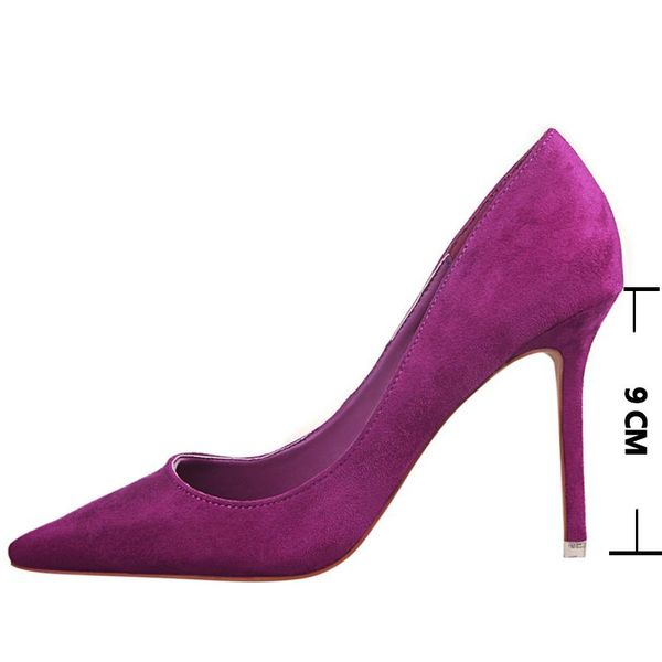 dress shoes woman pumps classic women basic heels flock shallow wedding stiletto plus size 41 42 43, Black
dress shoes woman pumps classic women basic heels flock shallow wedding stiletto plus size 41 42 43, Black