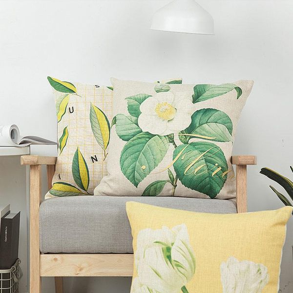 cushion cover pillow case leaves camellia floral yellow green bud sofa seat cotton linen home decorative 45*45cm cushion/decorative
cushion cover pillow case leaves camellia floral yellow green bud sofa seat cotton linen home decorative 45*45cm cushion/decorative