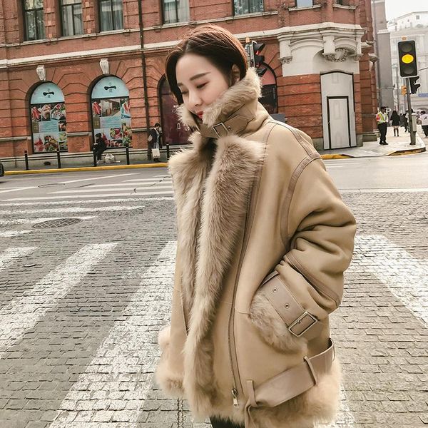 women's fur & faux natural coat female sheep shearling motorcycle real leather jackets for women winter coats mujeres abrigos 19710 pph, Black
women's fur & faux natural coat female sheep shearling motorcycle real leather jackets for women winter coats mujeres abrigos 19710 pph, Black